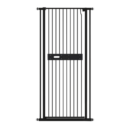 Alston Extra Tall 150cm Baby Pet Security Gate Balck Safety Gate Easy Fit Fence Two Way Opening No Drill V985-CATPROOFDOOR