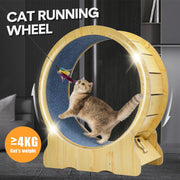 Cat Running Wheel Cat Running Wheel Ultra-Quiet Treadmill Exerciser Scratcher with Anti-Slip Carpet V985-CATRUNNINGWHEEL