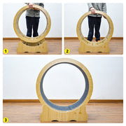 Cat Running Wheel Cat Running Wheel Ultra-Quiet Treadmill Exerciser Scratcher with Anti-Slip Carpet V985-CATRUNNINGWHEEL