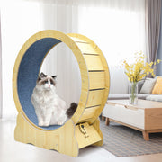 Cat Running Wheel Cat Running Wheel Ultra-Quiet Treadmill Exerciser Scratcher with Anti-Slip Carpet V985-CATRUNNINGWHEEL