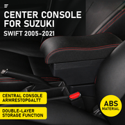 Suzuki Swift 2005-2021 Center Central Storage Car Console Seat Armrest Box Durable ABS Armrest Box V985-CENTERCONSOLEFORSUZUKI