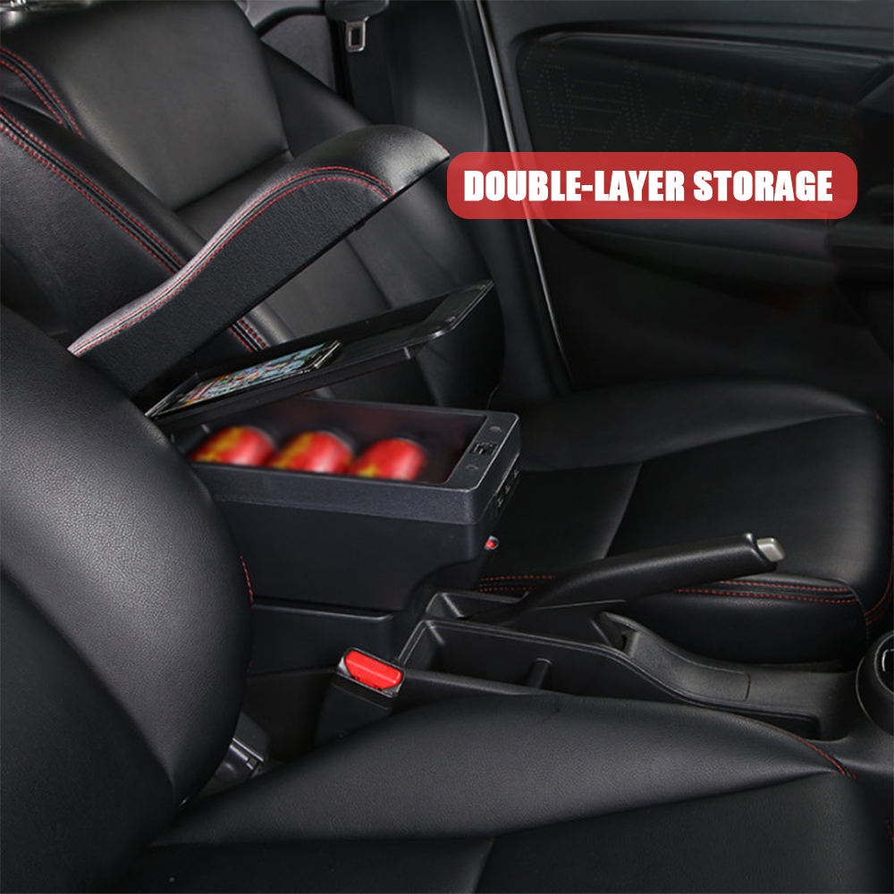 Suzuki Swift 2005-2021 Center Central Storage Car Console Seat Armrest Box Durable ABS Armrest Box V985-CENTERCONSOLEFORSUZUKI