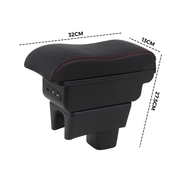 Suzuki Swift 2005-2021 Center Central Storage Car Console Seat Armrest Box Durable ABS Armrest Box V985-CENTERCONSOLEFORSUZUKI