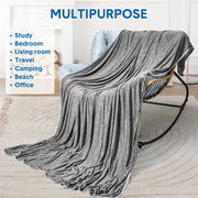 Summer Cooling Blanket90"x90" Lightweight Breathable Ice Cooling Throw Soft Cold Blankets for Bed Sofa or V985-COOLINGBLANKET