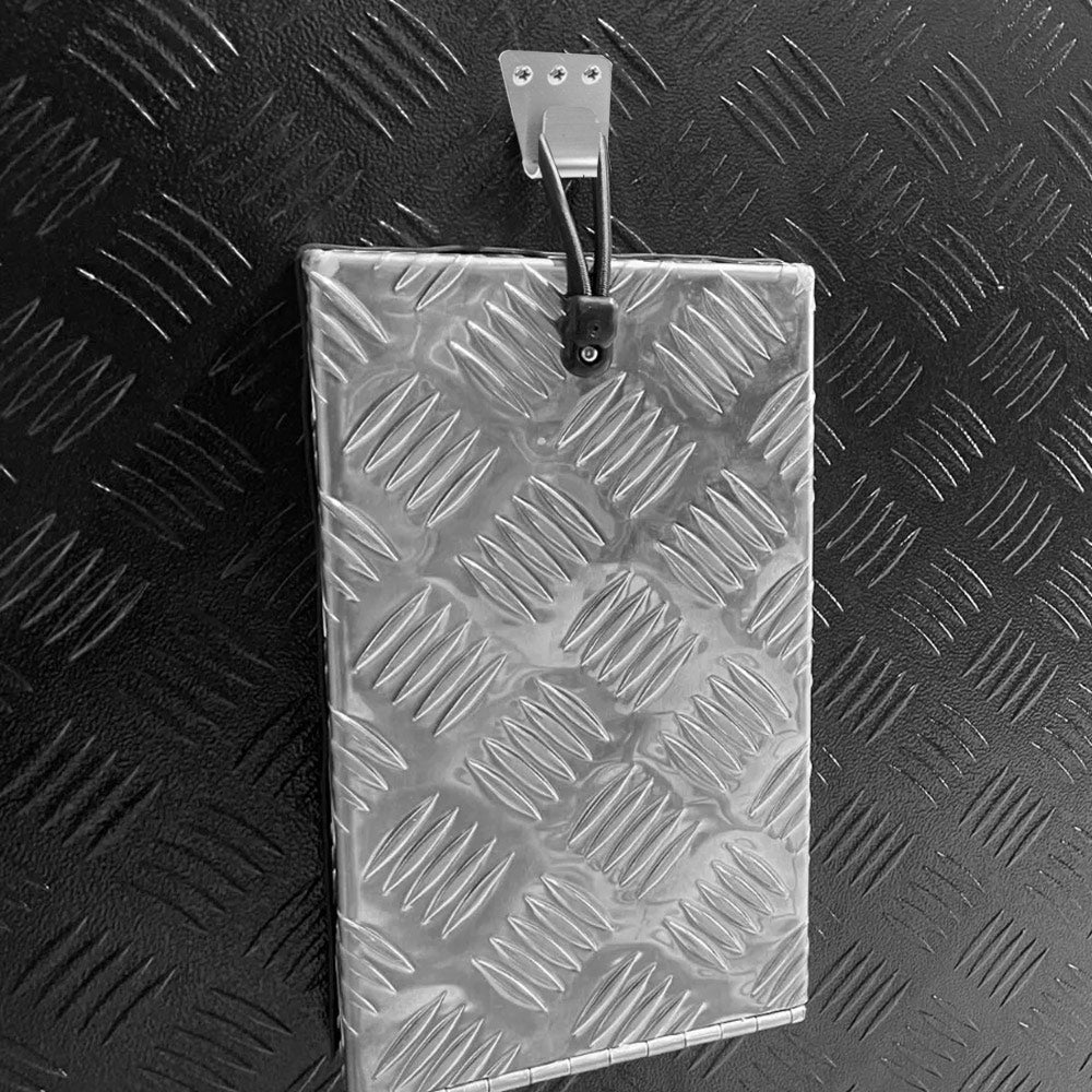 Truma Cowl Cover Silver Universal Aluminum Checker Plate External Flue Vent Spraying Console Replacement Part V985-COWLCOVERSILVER