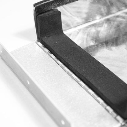 Truma Cowl Cover Silver Universal Aluminum Checker Plate External Flue Vent Spraying Console Replacement Part V985-COWLCOVERSILVER