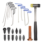 23pcs PDR Tools Push Rods Spring Stainless Steel Dent Repair Kit Dent Removal Rods Set for Car Minor Dents V985-DENTRODSKIT