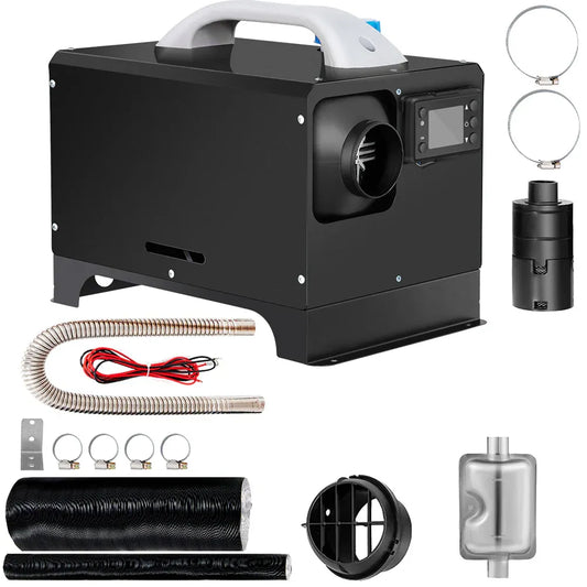 Diesel Air Heater 12V 8KW Tank Portable Heater Thermostat With Remote Control and LCD Display for Car Truck V985-DIESELAIRHEATER