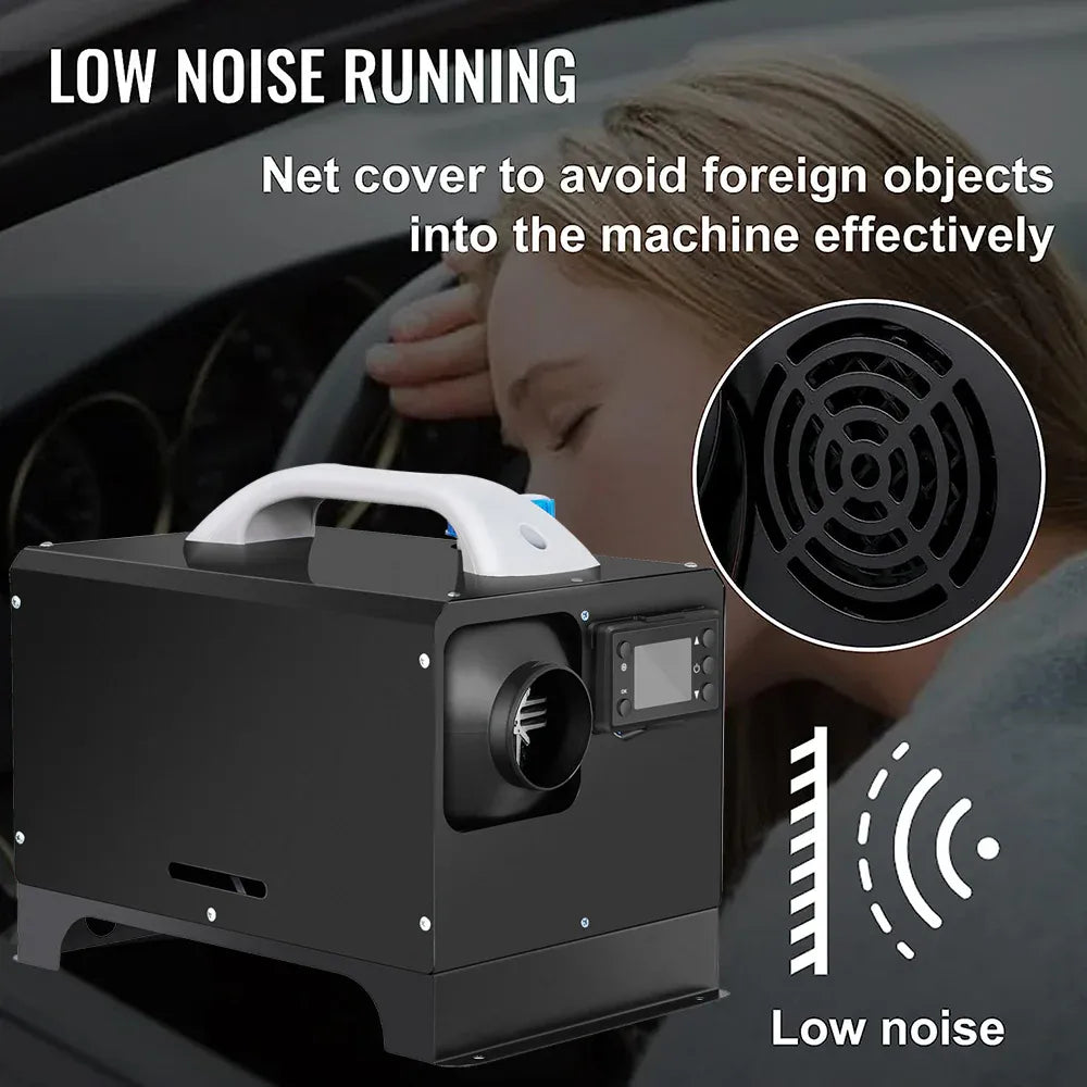 Diesel Air Heater 12V 8KW Tank Portable Heater Thermostat With Remote Control and LCD Display for Car Truck V985-DIESELAIRHEATER