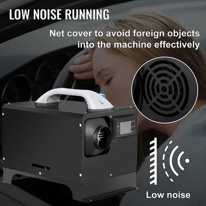 Diesel Air Heater 12V 8KW Tank Portable Heater Thermostat With Remote Control and LCD Display for Car Truck V985-DIESELAIRHEATER