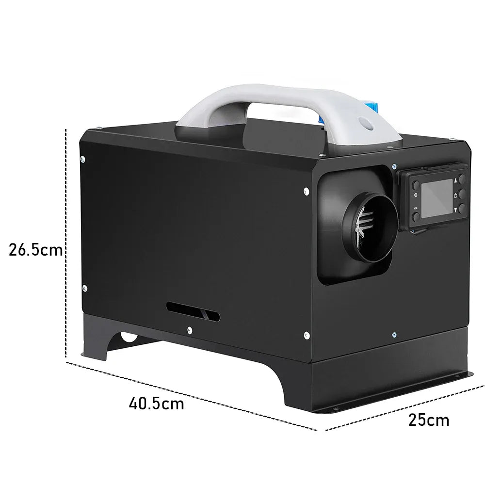 Diesel Air Heater 12V 8KW Tank Portable Heater Thermostat With Remote Control and LCD Display for Car Truck V985-DIESELAIRHEATER