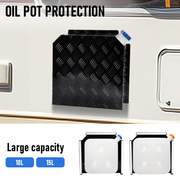 Aluminum Caravan Diesel Heater Bracket 2mm Thickness Fuel Tank Cover Double Left/Right Base 10L/15L for V985-DIESELTANKCOVERLRB