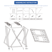Dryer Stand Over Front Loading Washing Machine Portable Dryer Holder Shelf Stacking Kit for Washing Machine V985-DRYERSTAND