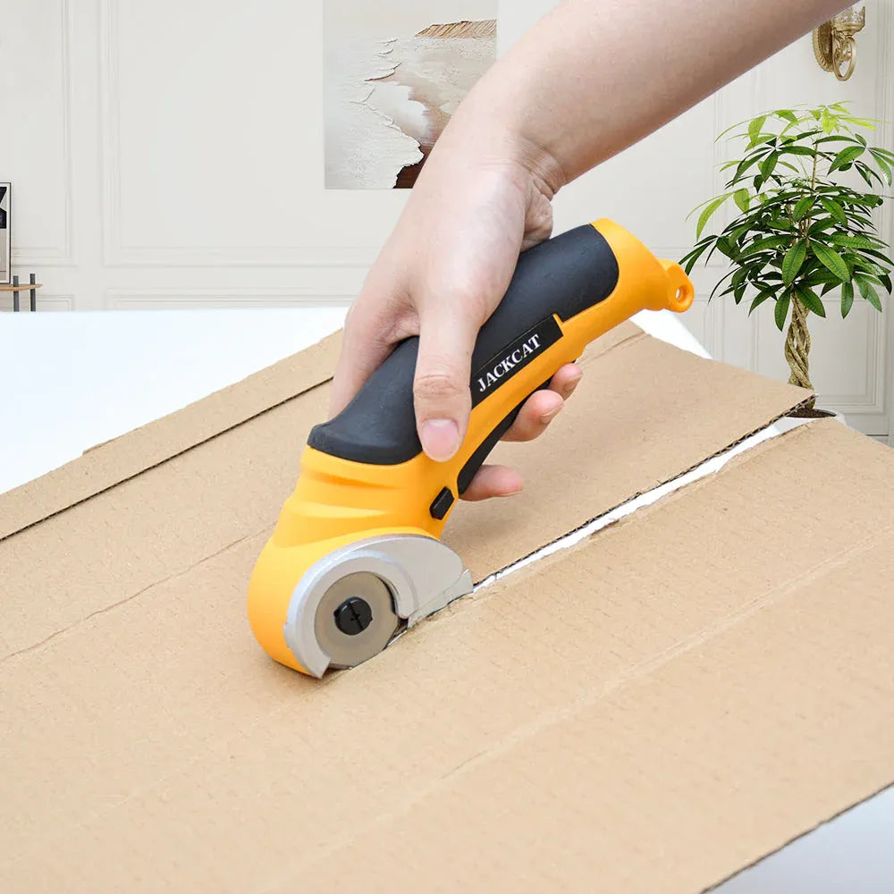 Cordless Electric Scissors 4.2V Rotary Cutter 2000mAh Battery Rechargeable Fabric Scissors Multi-Cutting Tool V985-ELECTRICSCISSORS