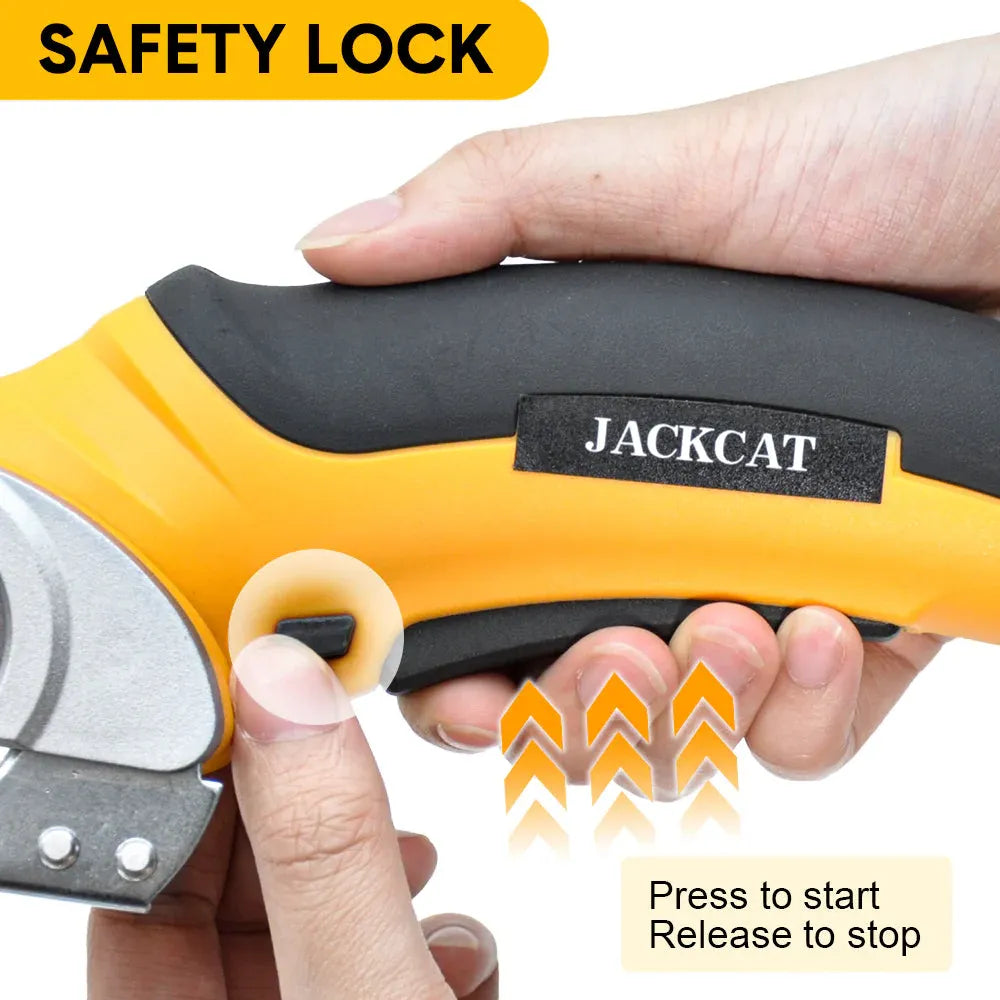Cordless Electric Scissors 4.2V Rotary Cutter 2000mAh Battery Rechargeable Fabric Scissors Multi-Cutting Tool V985-ELECTRICSCISSORS