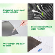 Raised Dog Bed Large Elevated Pet Bed Scratch and Moisture Resistant Breathable Kennel with Non-Slip Feet V985-ELEVATEDDOGBED
