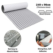 EVA Boat Flooring Mat Foam Boat Decking Faux Teak Marine Mat Boat Carpet Sea Deck Marine Flooring for V985-EVABOATMATGREY