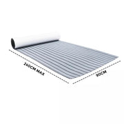 EVA Boat Flooring Mat Foam Boat Decking Faux Teak Marine Mat Boat Carpet Sea Deck Marine Flooring for V985-EVABOATMATGREY