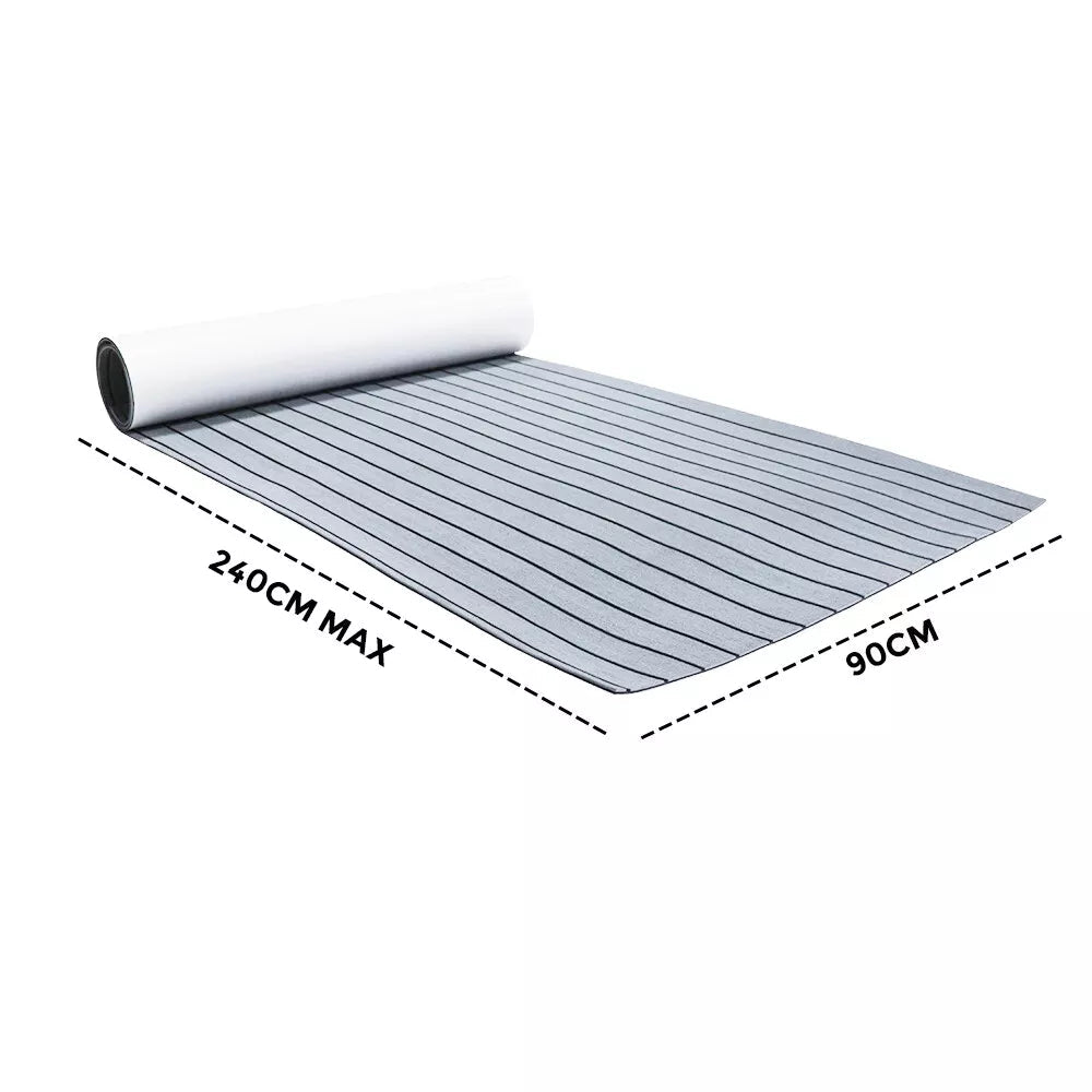 EVA Boat Flooring Mat Foam Boat Decking Faux Teak Marine Mat Boat Carpet Sea Deck Marine Flooring for V985-EVABOATMATGREY
