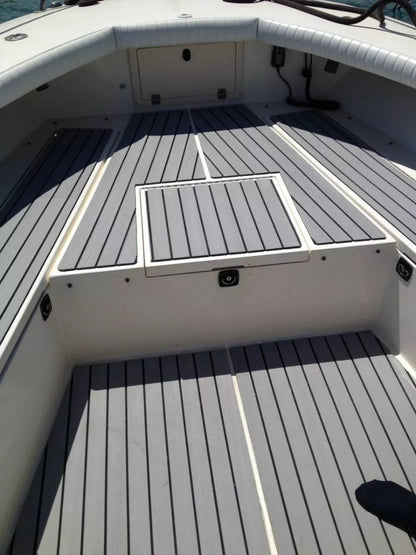 EVA Boat Flooring Mat Foam Boat Decking Faux Teak Marine Mat Boat Carpet Sea Deck Marine Flooring for V985-EVABOATMATGREY