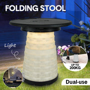 Multi-Functional Outdoor Stool for Aussie Night Camping Fishing Telescopic Hook Rod Lanterns Tarps Hanging V985-FOLDINGSTOOL