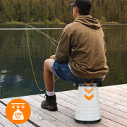 Multi-Functional Outdoor Stool for Aussie Night Camping Fishing Telescopic Hook Rod Lanterns Tarps Hanging V985-FOLDINGSTOOL