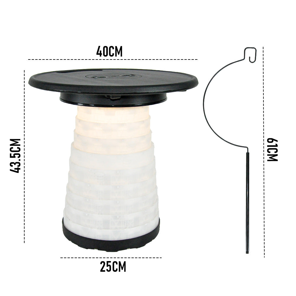 Multi-Functional Outdoor Stool for Aussie Night Camping Fishing Telescopic Hook Rod Lanterns Tarps Hanging V985-FOLDINGSTOOL