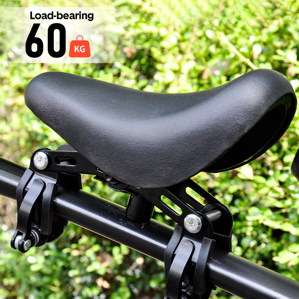 3 In 1 Kids Bike Mounted Front Seat Detachable With Handlebar Foot Pedal Bicycle Seat for Children 1-8 Years V985-FRONTBIKESEAT