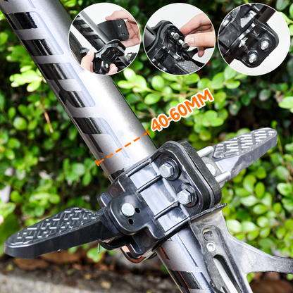 3 In 1 Kids Bike Mounted Front Seat Detachable With Handlebar Foot Pedal Bicycle Seat for Children 1-8 Years V985-FRONTBIKESEAT