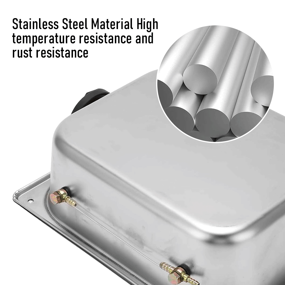 8L Petrol Fuel Tank Stainless Steel Diesel Fuel Tank Portable Diesel Container Backup Petrol Storage Tank For V985-FUELOILTANK8L