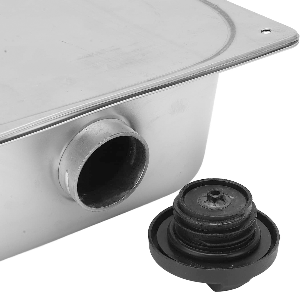8L Petrol Fuel Tank Stainless Steel Diesel Fuel Tank Portable Diesel Container Backup Petrol Storage Tank For V985-FUELOILTANK8L