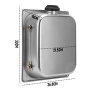 8L Petrol Fuel Tank Stainless Steel Diesel Fuel Tank Portable Diesel Container Backup Petrol Storage Tank For V985-FUELOILTANK8L