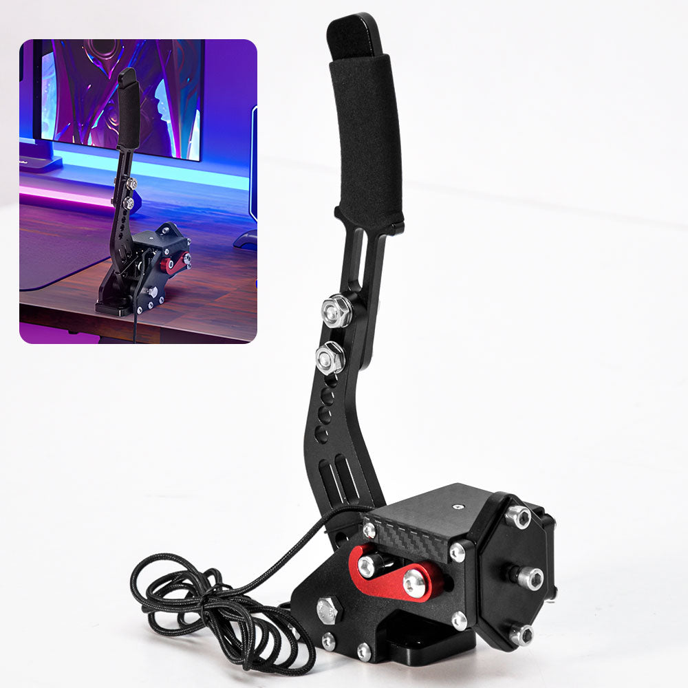Racing Games Handbrake PC USB Universal Adjustable Aluminium Alloy Handbrake Dual Modes Plug and Play V985-GAMINGHANDBRAKE