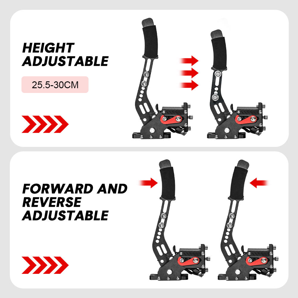 Racing Games Handbrake PC USB Universal Adjustable Aluminium Alloy Handbrake Dual Modes Plug and Play V985-GAMINGHANDBRAKE