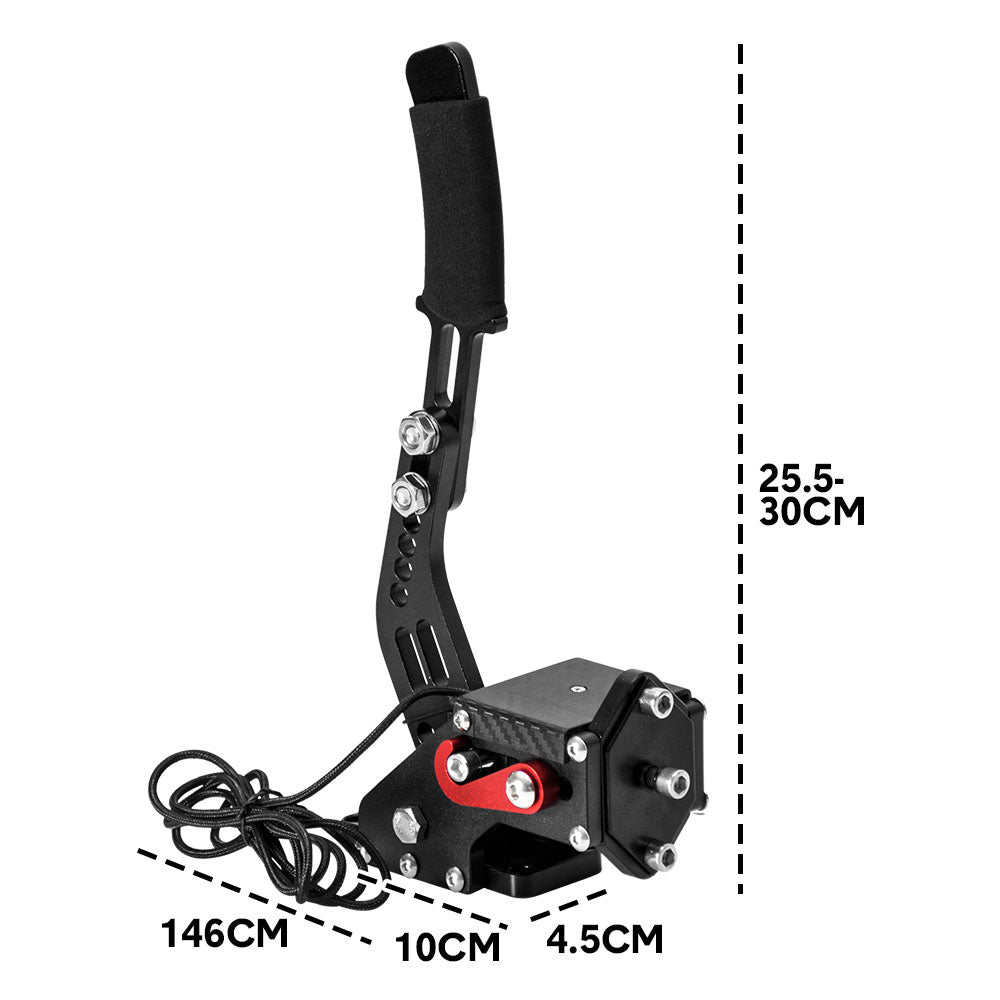 Racing Games Handbrake PC USB Universal Adjustable Aluminium Alloy Handbrake Dual Modes Plug and Play V985-GAMINGHANDBRAKE