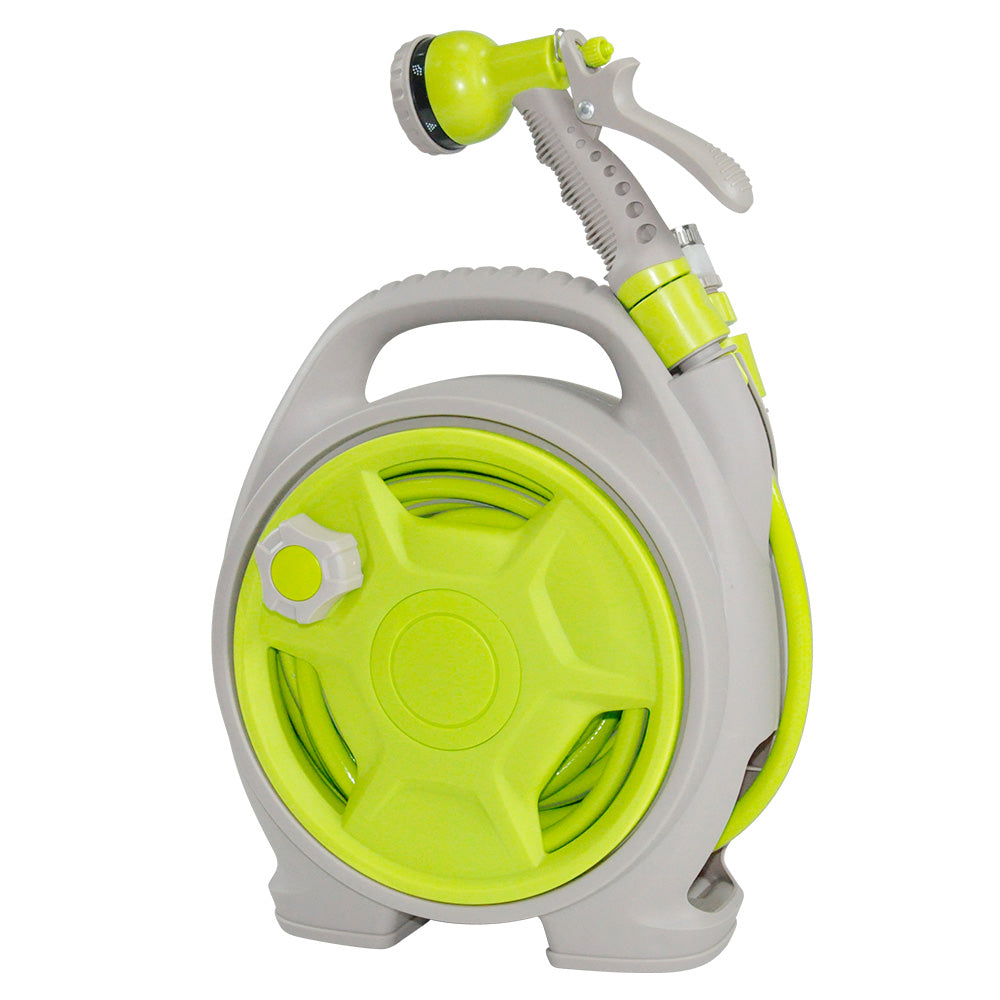Mini Portable Garden Pipe Hose Cart 15m Reel Storage Set Garden Hose Storage Rack 29x15x32cm With High V985-GARDENHOSESTORAGE