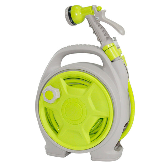 Mini Portable Garden Pipe Hose Cart 15m Reel Storage Set Garden Hose Storage Rack 29x15x32cm With High V985-GARDENHOSESTORAGE
