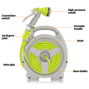 Mini Portable Garden Pipe Hose Cart 15m Reel Storage Set Garden Hose Storage Rack 29x15x32cm With High V985-GARDENHOSESTORAGE