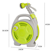 Mini Portable Garden Pipe Hose Cart 15m Reel Storage Set Garden Hose Storage Rack 29x15x32cm With High V985-GARDENHOSESTORAGE
