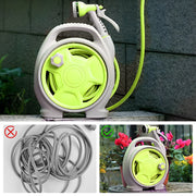 Mini Portable Garden Pipe Hose Cart 15m Reel Storage Set Garden Hose Storage Rack 29x15x32cm With High V985-GARDENHOSESTORAGE