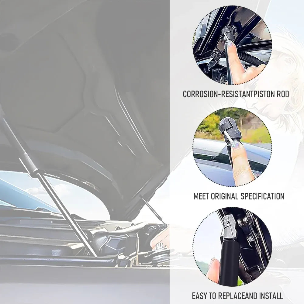 6pcs Premium Gas Struts Kit for Ford Territory SX SY 2004-2011 Bonnet Tailgate Window Glass Direct V985-GASSTRUTFORFORD
