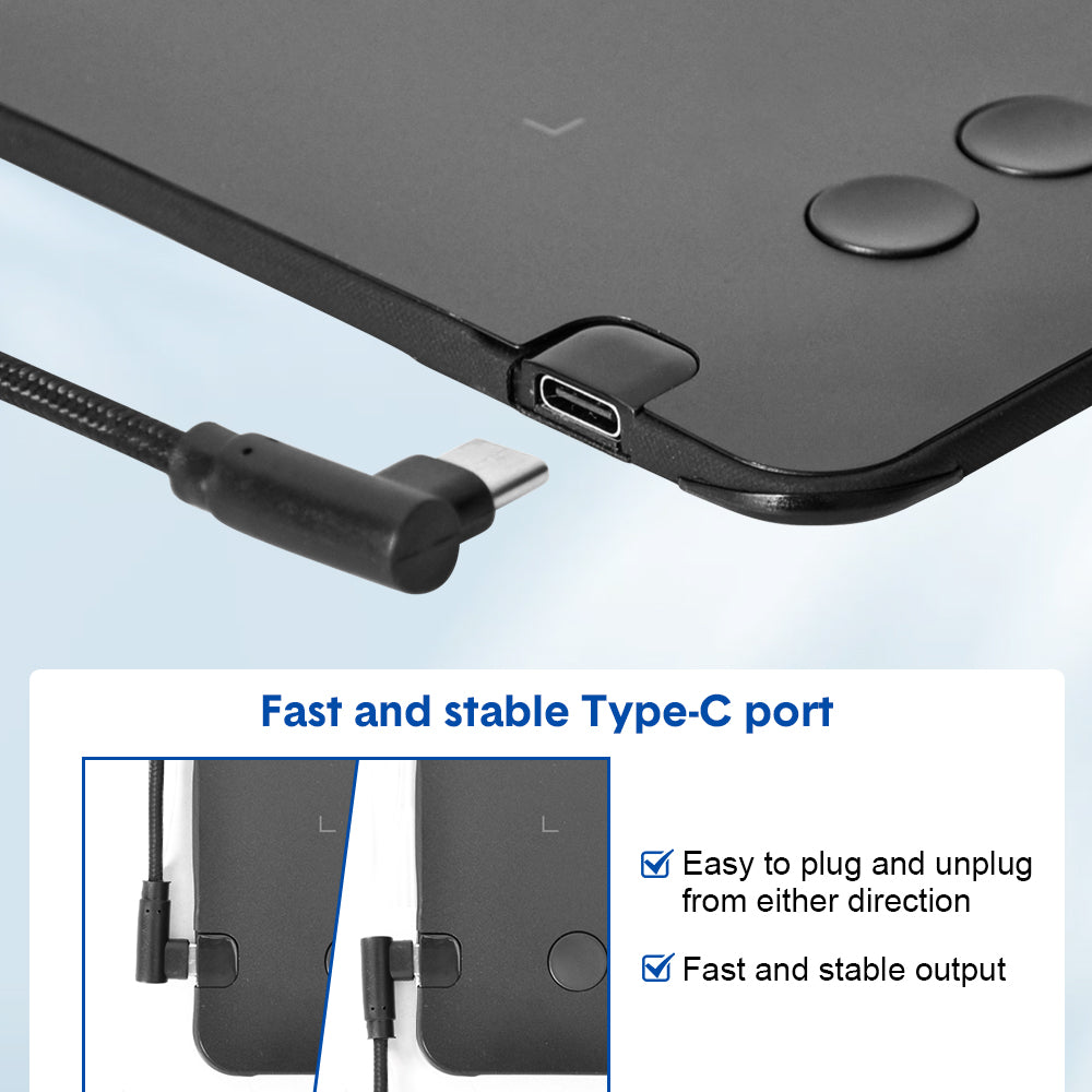 Digital Graphics Tablet Drawing Pad 8192 Levels Large Working Area 285x180mm Compatible with Win/MacOS V985-GRAPHICSTABLET