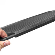 Reversible Cast Iron Griddle Rectangular BBQ Plate 43x24cm Double-Sided Flat Top Griddle Pan and Grooved V985-GRILLPRESS