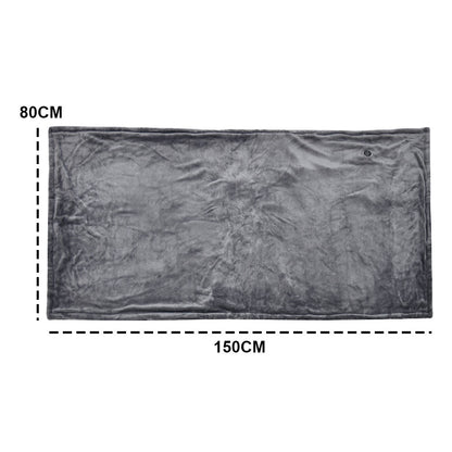 Electric Heated Blanket Washable 10W Heated Soft Thermal Zipper Shawl Wraps USB Charging Winter Heating Wraps V985-HEATEDBLANKET