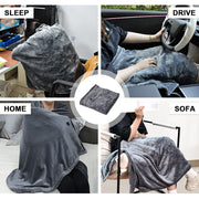 Electric Heated Blanket Washable 10W Heated Soft Thermal Zipper Shawl Wraps USB Charging Winter Heating Wraps V985-HEATEDBLANKET