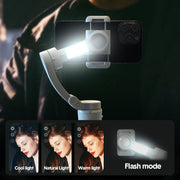 Portable Mobile Intelligent Gimbal 3 Axis Handheld Foldable and Rechargeable Smartphone Stabilizer 8 Modes V985-INTELLIGENTGIMBAL