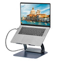 7-in-1 Laptop Stand Docking Station Ergonomic Laptop Riser 360 Rotatable - PD Charging HDMI USB-C and USB-A V985-LAPTOPSTAND