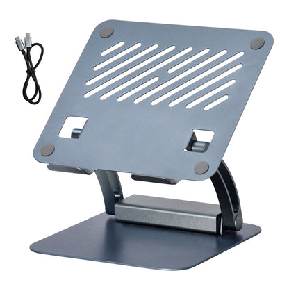 7-in-1 Laptop Stand Docking Station Ergonomic Laptop Riser 360 Rotatable - PD Charging HDMI USB-C and USB-A V985-LAPTOPSTAND