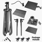 Mobile Laptop Tripod Stand 11-16 Inch on Wheels 82-170cm Height Adjustable Projector Stand Portable Stand V985-LAPTOPTRIPOD