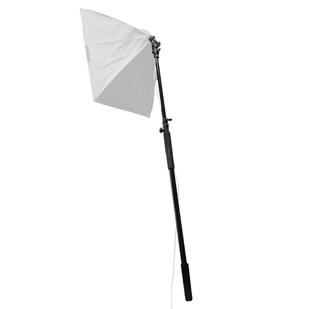Handheld Boom Pole Stand Light Portable Telescopic Stand Max 3m with Lock and Shoulder Strap For Studio V985-LIGHTINGSTAND